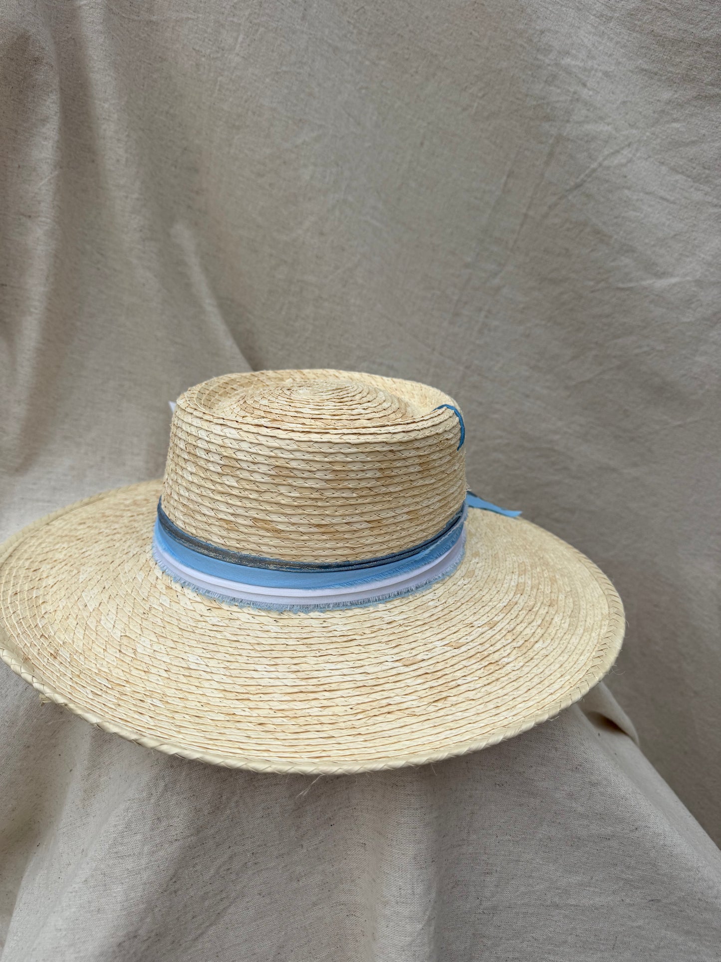 Ivory Sissy Gambler with Blue Wave Design