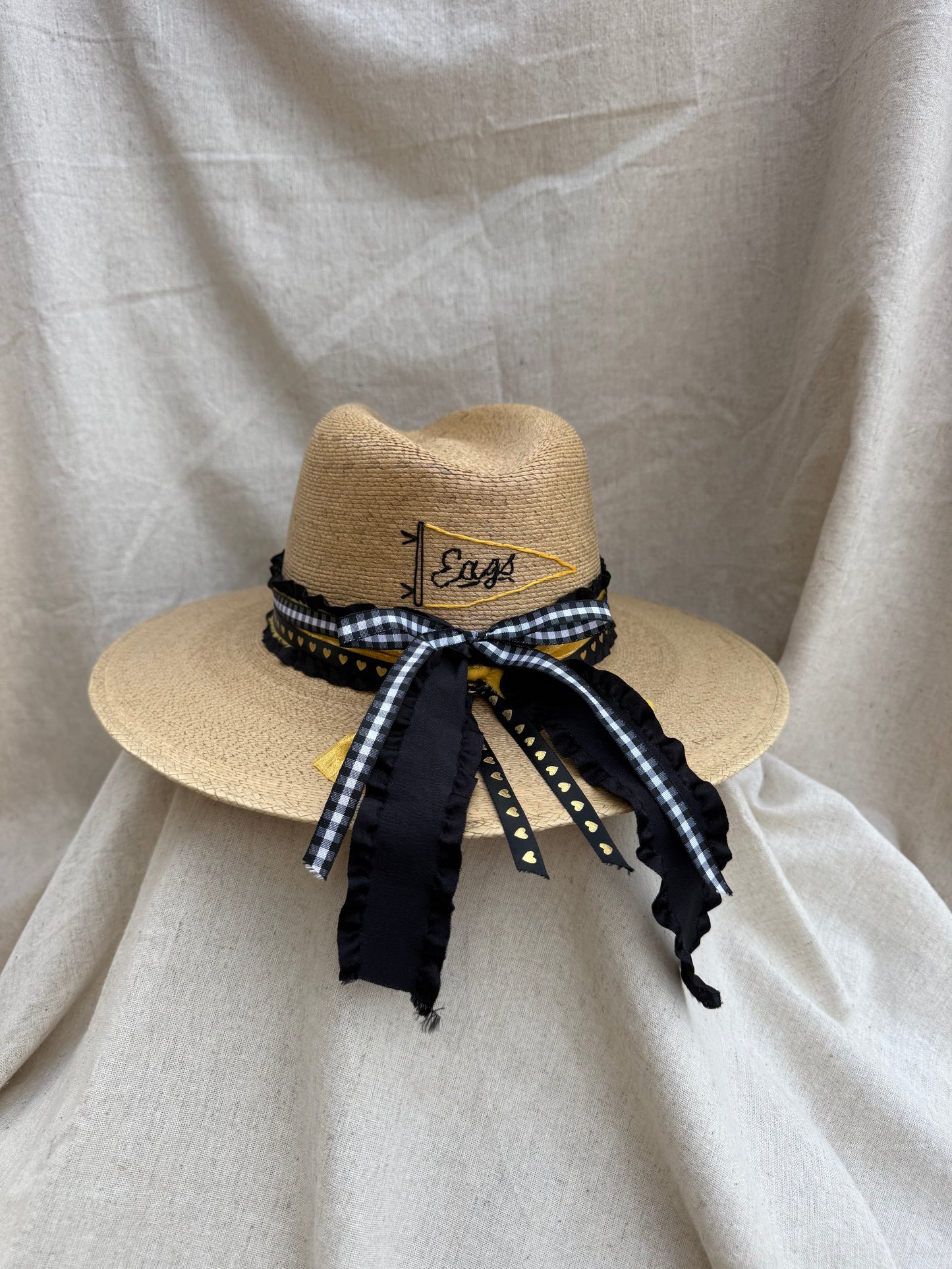 Tan Signature Eags Pennant Embroidered Hat