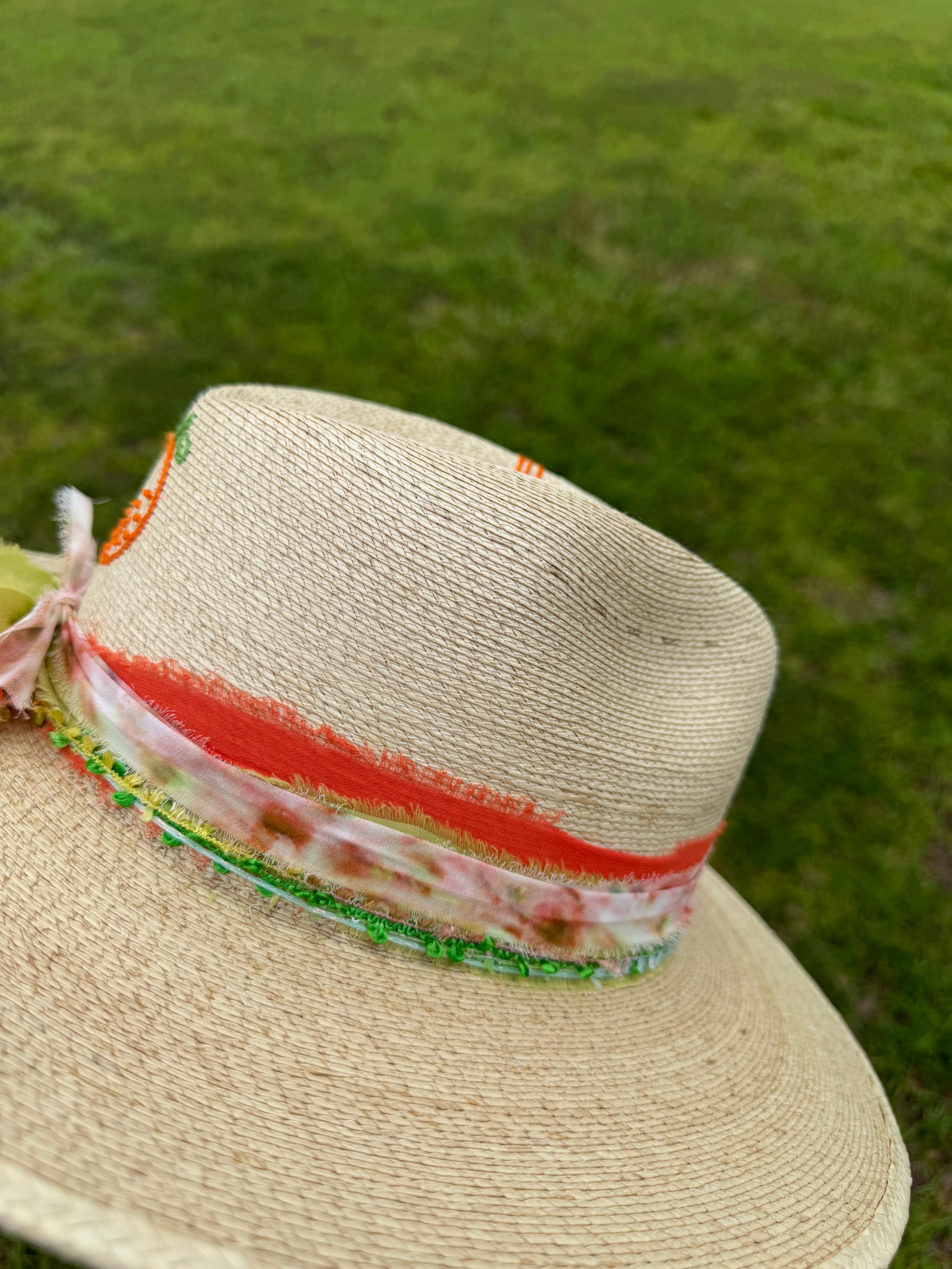 The Orange Beach Embroidered Signature Hat